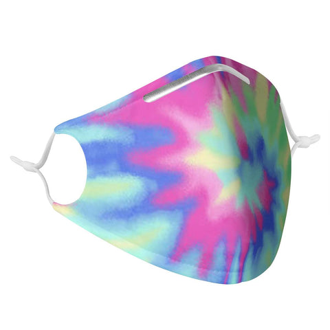 TIE DYE - MASK WITH (4) PM 2.5 CARBON FILTERS