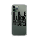 Black And Educated iPhone Case